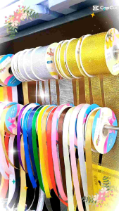 ริบบิ้น แบ่งขาย 1เมตร เลือกสีได้ตามต้องการ