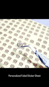 Personalized Waterproof Foiled Sticker Sheet