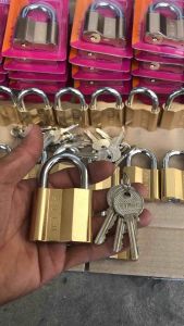 Set 50 ổ khoá việt tiệp dùng chung 1 chìa ( sao chép thêm 15 chìa sơ cua ) loại 0152M  khoá giữ chìa