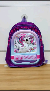 Tas Ransel Alto Tas Sekolah Anak Perempuan/Cewek Paud TK Tas Gendong Tas Punggung Tas Lampu LED Embos Karakter