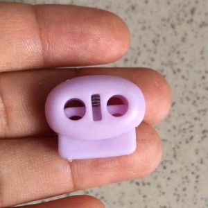 5 cái - Nút chặn nhựa 2 lỗ dùng cho áo khoác balo túi rút & cố định đầu dây