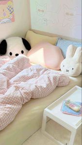 EVELINE Crop Top Tank Top Jersey Korean Style 041