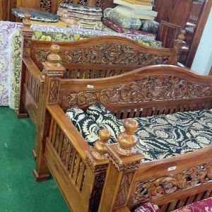 Daybed Kayu Jati SoFa Bed Jati Teak Wood Daybed