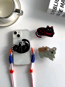 Tali Gantungan HP Lucu Karakter Hewan: Koala & Kucing Universal Flash Sale