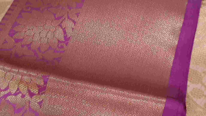 JM Couture Semi Kanjivaram style soft zari weaves saree