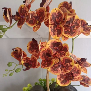 orkid latex gubahan bersama pasu gubahan bunga raya