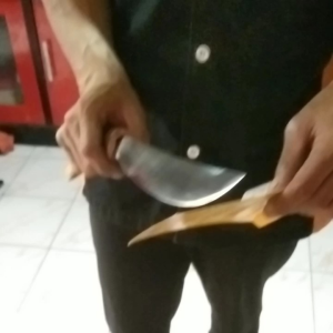 Golok kcl 20 cm bahan bazza per versi natural