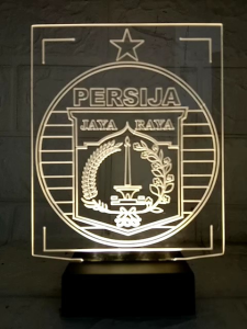 lampu hias logo Persija Jakarta