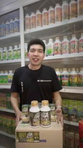 อาหารเสริมชนิดเข้มข้น กีโต ขนาด100ซีซี ใช้ได้10 ไร่ ประหยัดใช้น้อย ฉีดได้ทุกพืช ทุกระยะ เร็วและไว