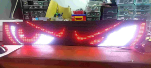 RUNNING TEKS P5 SLIM ANIMASI MATA 12V/24V