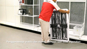 Krisbow Set Meja dan Bangku Lipat Adjustable