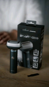 Pensonic Livell Bripro Series Rechargeable Electric Shaver IPX7 Waterproof | ESV3F5201MM - Wet/dry use up to 60 min runtime travel lock protection.