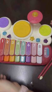GOODWAY Electronic Xylophone with Game Drum Piano Musical Toys Educational toy