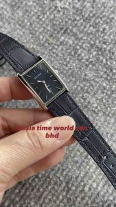 [Original] 8212L SS-5 Balmer Elegance Square Sapphire Womens Watch with Blue Dial and Blue Genuine Leather Strap | Official Warranty