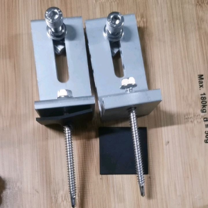 L foot End Clamp Mid Clap for Solar panels roofing accessories