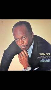 [ แผ่นเสียง Vinyl LP ] Artist : Hank Jones Album : Satin Doll (Dedicated To Duke Ellington) Cover : VG++ Disc : NM Manufactured : Japan Released :  1976 Price : 1050