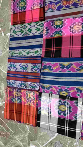 SARUNG TENUN TAJUNG GEBENG SEMI SUTRA (CAMPURAN SUTRA) 50%