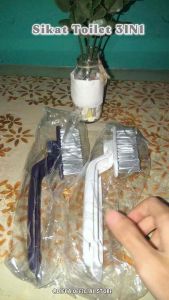 DIF-056 Sikat Toilet 3 IN1 Pembersih Westafel Dapur Kamar Mandi Lantai Jendela Toilet Sikat Wiper Mini