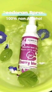 Deo Spray Tawas Camelia Natural 100ml ampuh atasi bau badan
