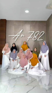 Arrafi AR 782 Jilbab hijab kerudung bergo krudung wanita dewasa jersey instan pyet best seller terbaru terlaris kekinian murah viral 2023 adem murah promo daily ootd cantik pet antem bahan stella cantik bayar di tempat COD gratis ongkir