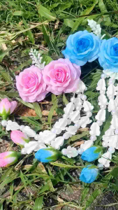 กิ๊บติดผมดอกกุหลาบ ดอกกุหลาบเกรดA กุหลาบติดชายอุบะ ชายอุบะ พร้อมส่ง