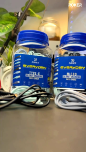 Kabel Data Original ROKER 3A FAST CHARGING USB MICRO TYPE-C