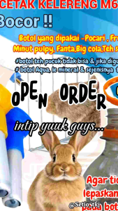 nipel minum kelinci cetak kelereng m6 niple nipple dot hewan kelinci kucing hamster musang