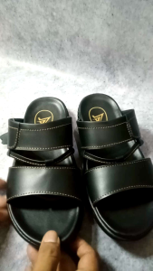 Sendal Kulit pria casual elegant slop kulit premium