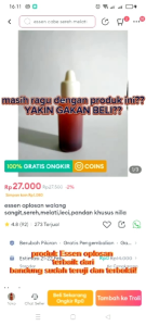 essen oplosan khusus ikan nilla. jaer. balanak. dijamis gacor dan terkbukti.. harga murahan namun kualitas ga murahan.. ukuran 20 ml bisa di gunakan disemua jenis umpan. pelet. lumu. bandul. katembat