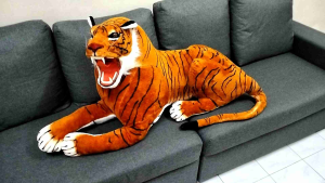 🔥Hot ltem🔥 Terbersar size 120 cm Harimau Anak patung / Big Tiger Doll