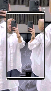 Hana linen atasan wanita top vieal kekinian