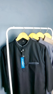 Koko Kurta Anak Laki-Laki Usia 7-12 Tahun Lengan Panjang Variasi List Toyobo