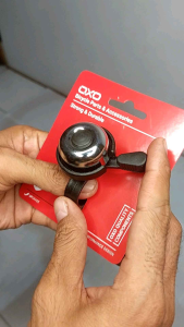 Bel Sepeda OXO Copper BL-4 Ting Ting 2 Kali CP Black Chrome  Suara Keras