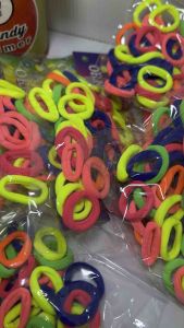 Ikat rambut mini ornamen isi 12 bungkus/ 12pcs