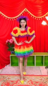 เสื้อแฟชั่นมูลความงาม แขนฟูๆ สีสันสดใส เสื้อมูลความงาม แฟชั่นสีสันสดใส