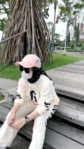 GN BRAND SETELAN SWEATER JOGGER - SETELAN WANITA SPORTY