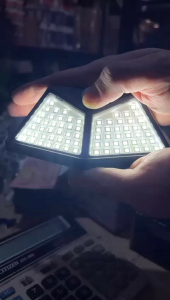 Lampu Taman Solar Cell Tenaga Surya Tempel Dinding Tanpa Listrik 100 Led