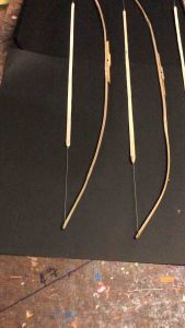 ธนูหวายยาว120cm.ใบยาว80cm.