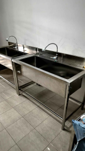 Single Sink Wastafel Cuci Piring Stainless 120 x 60 x 85 cm | Bak single Sink Wastafel Cuci Piring restoran
