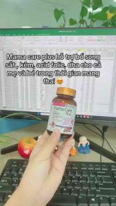 ✅Mama Careplus - Bổ sung Sắt Canxi DHA Omega 3 và các vitamin khoáng chất thiết yếu cho phụ nữ có thai và sau sinh