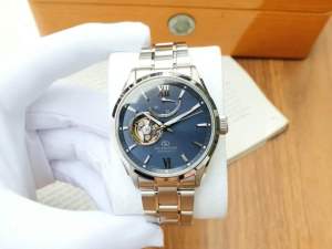 Đồng Hồ Nam Orient Star RE-AT0021L00B Automatic Size 39.5 Open Heart Blue Limited