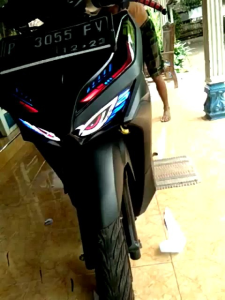 Stiker Lampu Alis Motor Vario New 125 150 2018 - 2023