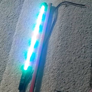 Lampu Variasi!! LAMPU LED THUNDER FLEXIBLE STROBO WELCOME 32cm 12V/24V RGB mode otomatis bergantian