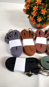 TALI SELEMPANG TAS KULIT JERUK acc SILVER