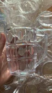 Combo 10 ly nhựa meca QUANG LỢI loại dày có quai cầm