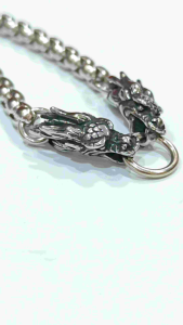 Stainless Steel Double Dragon Head Necklace Hip Hop Chain | Fashion Streetwear Jewelry 不锈钢精工潮男时尚双龙头项链｜霸气龙头链｜街头潮流饰品｜男士项链