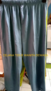 Celana Panjang Polos Wanita Dewasa Bahan Kaos Combed24s
