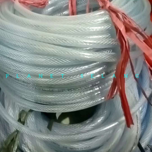Selang Air 50 Meter 1/2 Inch Tebal 1 MM Benang Bening Murah
