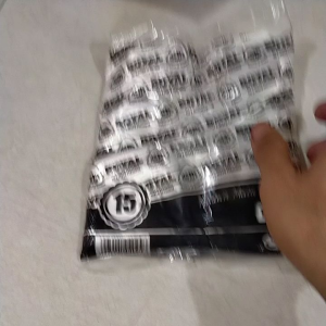 Kantong plastik kresek bening hd ukuran 15 isi 120gram / Kantong kresek bening Hitam