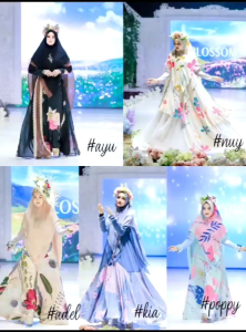 (9) ELDENA RELIGI SERIES Baju Gamis Syari FS Religi Series Blossom Couple Family. Nazra Sha